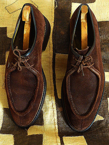 Chaussures daim véritable - daim,