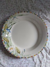 Assiette creuse faïence Gien Cherry France neuf