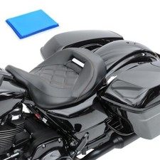 Selle Solo Gel pour Harley Davidson Touring 09-24 Rider Seat RH4 noir