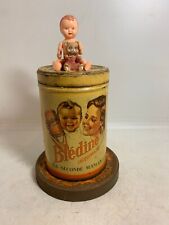 ANCIENNE BOITE PUBLICITAIRE DE MARQUE BLEDINE JACQUEMAIRE DECOR BEBE