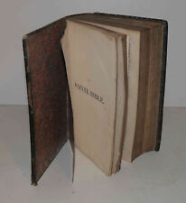Ancienne Sainte Bible JF Ostervald 1863 (version 1825 Sté biblique Paris)
