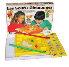 Rare jeu de société Mako Les Souris Gloutonnes (1984)
