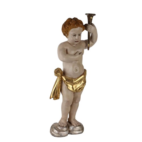 Sculpture ancienne angelot - sculpture,