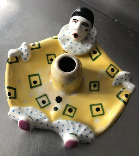 Bel encrier porcelaine desvres - porcelaine,