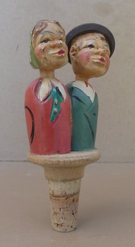 Ancien bouchon articulé - , bois
