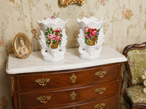 Paire vases mariés - vases,