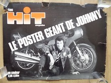 Affiche ancienne rare JOHNNY
