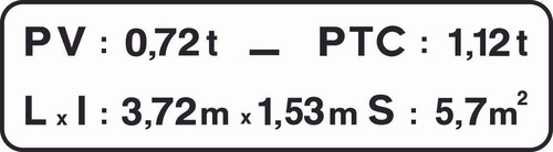 Stickers plaque de - plaque,