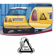 Sticker voiture bébé à
