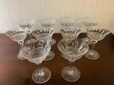 18 coupes à champagne modèle Tommy en cristal de Saint Louis (prix à la pièce)
