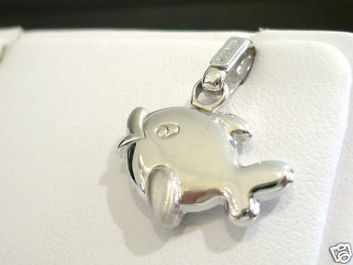 Pendentif blanc 18kt - en,