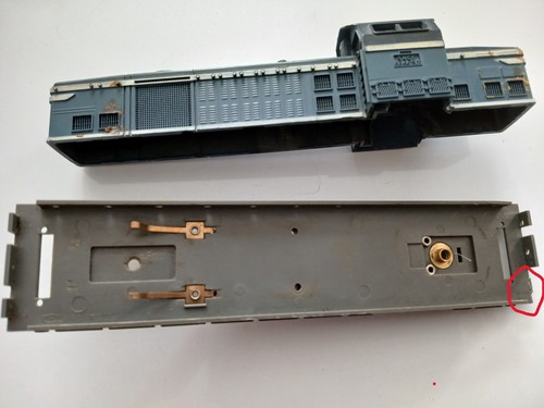 Châssis caisse 66150 jouef - bb,