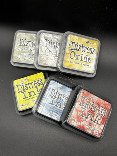 Distress oxide ink - &,