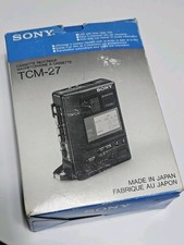 Vintage Sony Cassette Recorder TCM-27 Pour Pièce Détaché