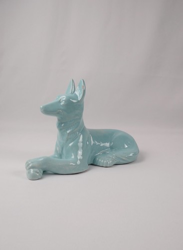 Sculpture art déco chien - sculpture, de