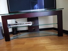  Meuble TV bois wenge et