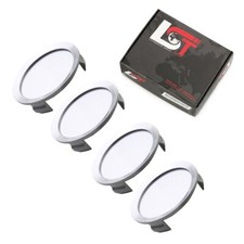 4X Capuchon De Moyeu Couvercle Cache De Jante Argent Ø 75Mm Pour RENAULT