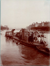 France, Lyon, Bateau-cloche, Vintage print, circa 1895 Tirage vintage print lége