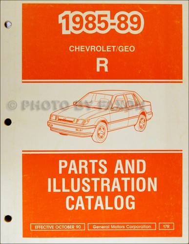 Livre pièces chevrolet geo - chevrolet,