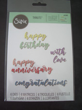 Thinlits 665089 6 matrices