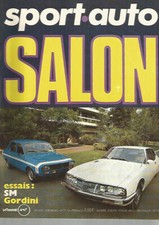 SPORT AUTO N°105 SALON AUTO 1970 / RINDT / SM / R12 GORDINI / G.P ITALIE