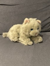 Peluche chat gris Pelux vintage