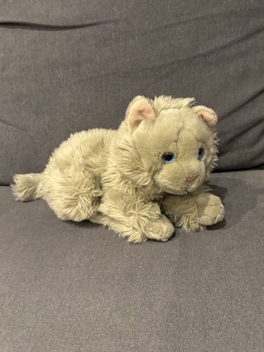 Peluche chat gris pelux - gris,