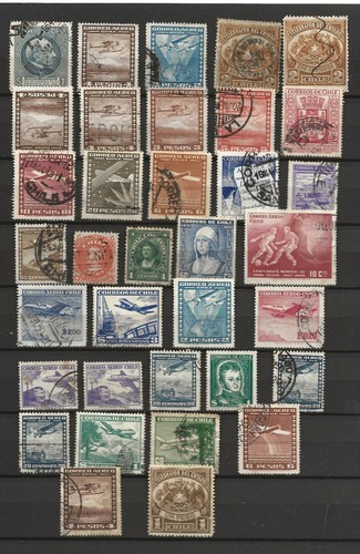 Lot timbres chili - ,