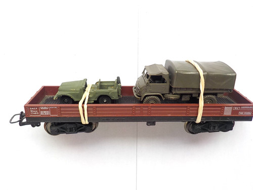 Wagon jouef marchandise plat - wagon,