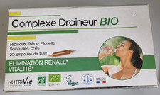 NUTRIVIE 20 Ampoules Complexe draineur bio pour élimination rénale PM2601