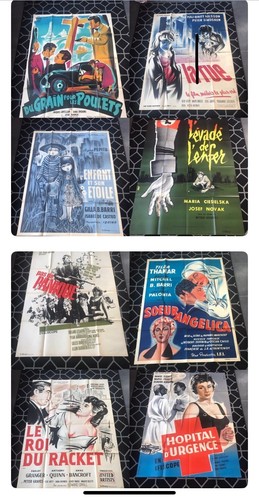Affiches cinema lot de - affiches,