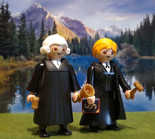 Playmobil juge tribunal - juge,