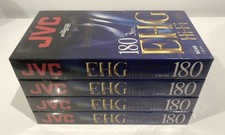 4 cassettes VHS neuves JVC -