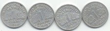 1 FRANC 1942 +1943 +1944 +1944 C FRANCISQUE
