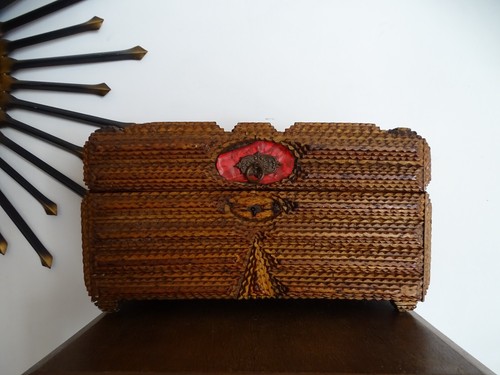 Boite coffre bois - ancien, art