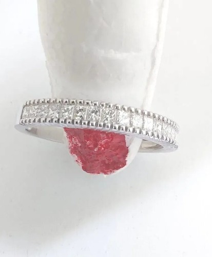Jolie bague blanc massif - jolie, en