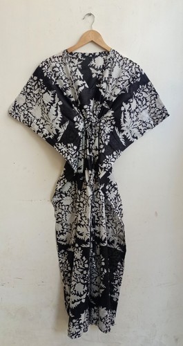 Robe maxi kaftan coton - robe,