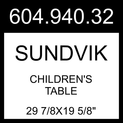 Ikea sundvik children table - sundvik, children's