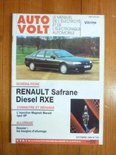 Safrane D RXE Revue Technique Electronic Auto Volt Renault