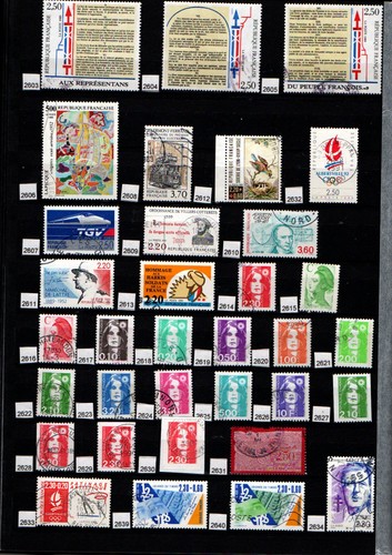 Timbres oblitérés - timbres,