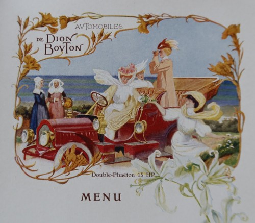 Menu automobile dion - automobile, bouton