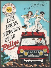 LES PIEDS NICKELES ET LE RALLYE ALBUM N° 3  EO TRES BEL ETAT