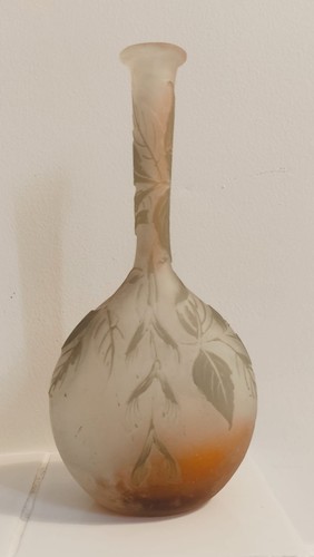 Vase soliflore signé gallé - soliflore,