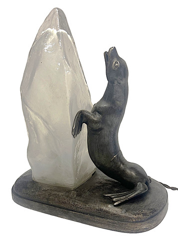 Lampe art déco - lampe, régule
