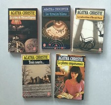 Lot de 5 livres Agatha