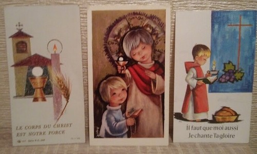Lot images pieuses - images,