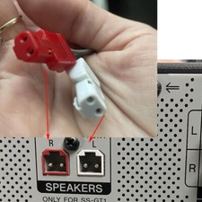 For Sony BDV-Z7 SS-TS81 HCD-Z7 HT-CT550W SS-MSP23 Front R/L Speaker Cable Cord