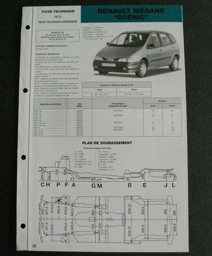 Fiche technique automobile