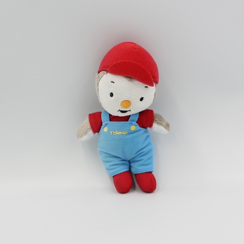 Doudou tchoupi salopette bleu - doudou,