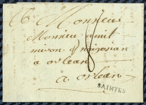 Lettre saintes - lettre, (saintonge)